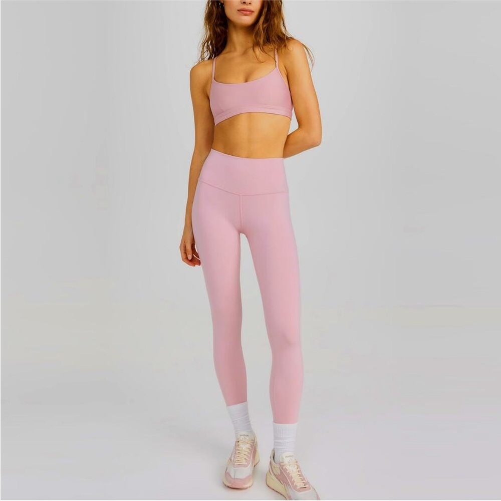 Alo Yoga High-Waist Airfresh Legging soft baby ballet pink XS